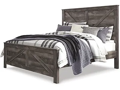Wynnlow Queen Crossbuck Panel Headboard