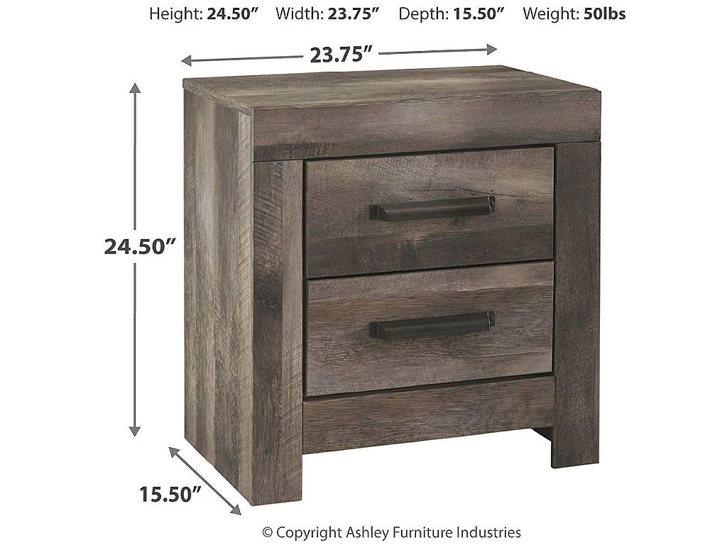 Wynnlow Queen Panel Bed with Mirrored Dresser and Nightstand - image 7