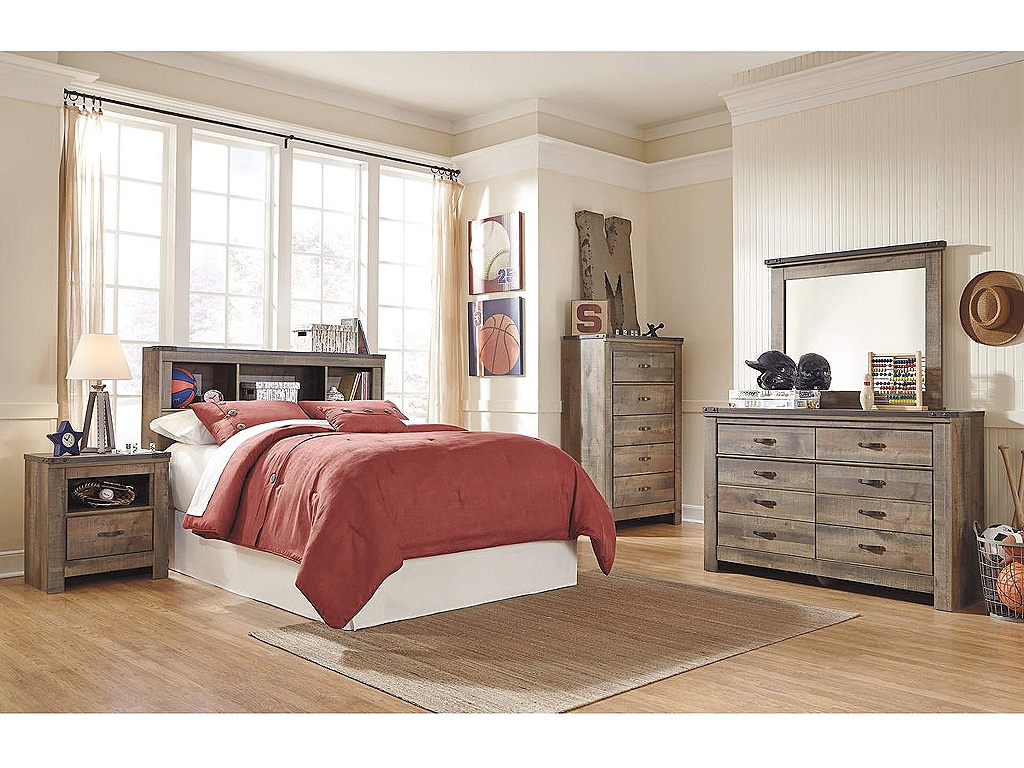Trinell Full Bookcase Headboard - image 2