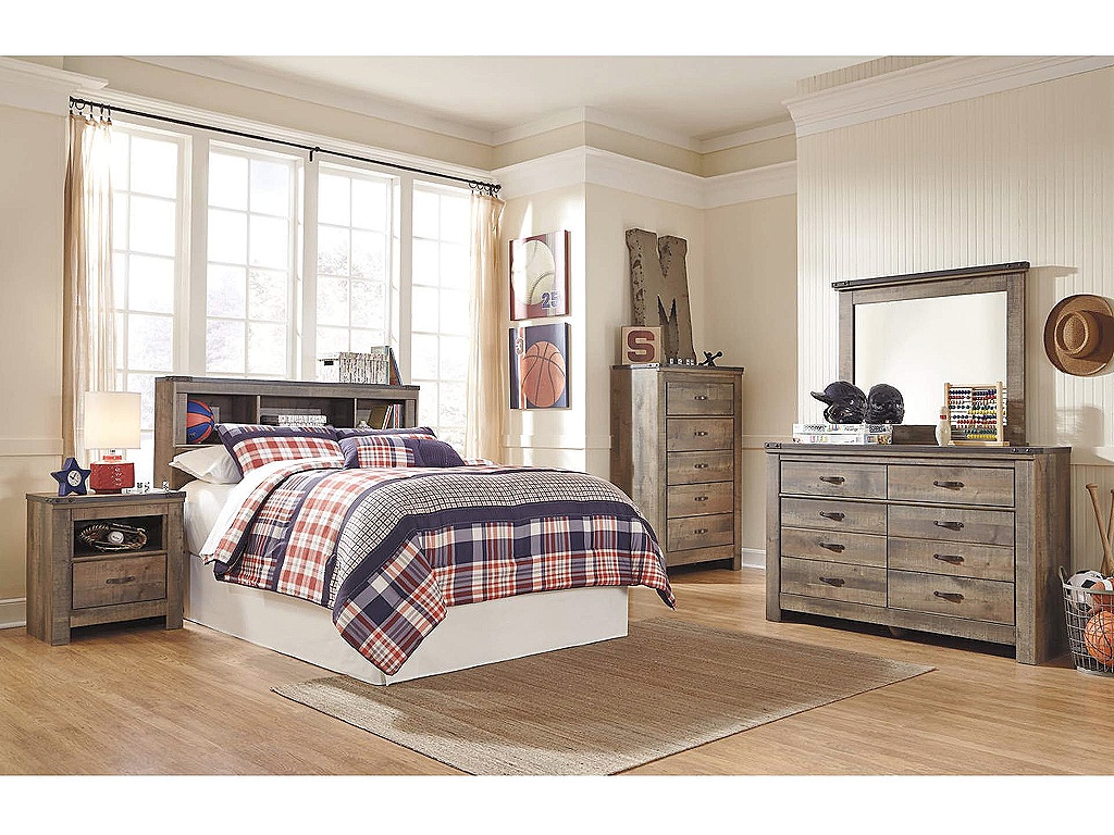 Trinell Full Bookcase Headboard - image 3