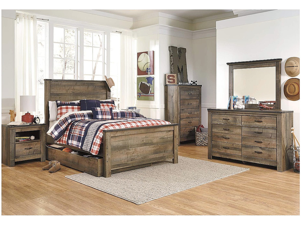 Trinell Full Panel Headboard - image 6