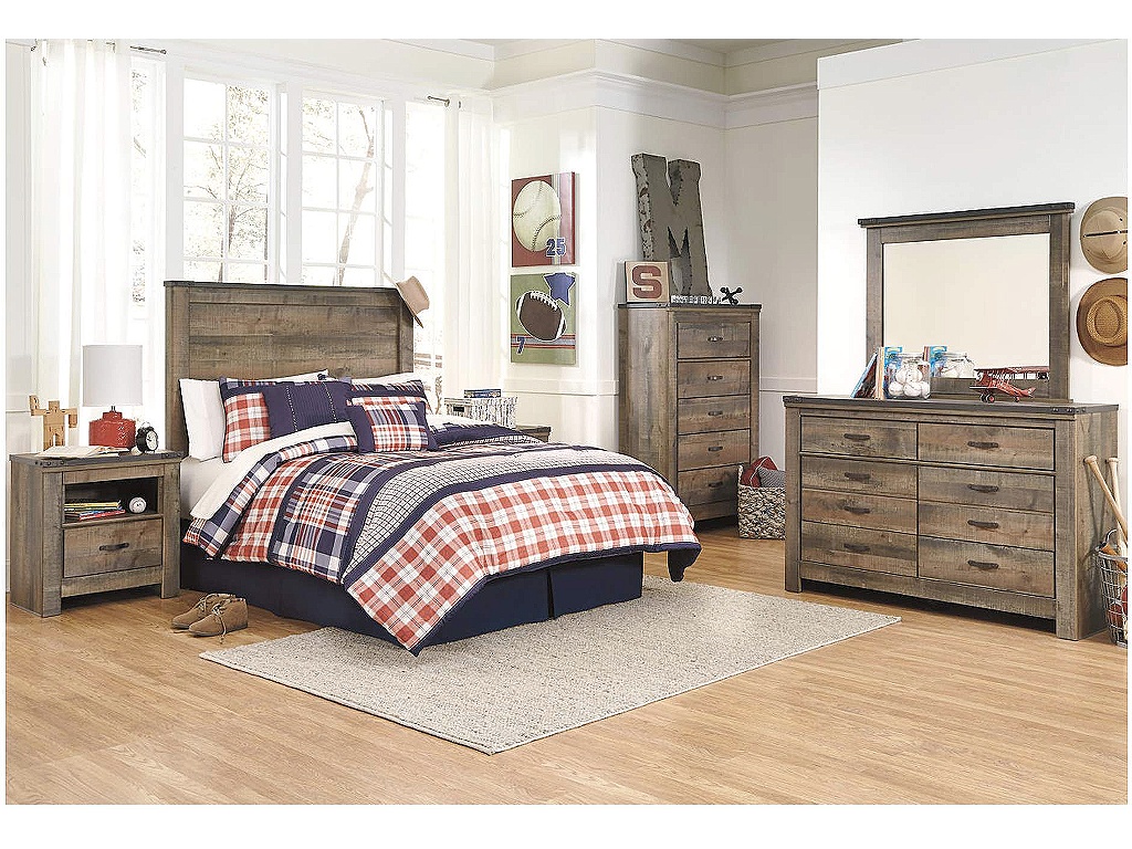 Trinell Full Panel Headboard - image 4