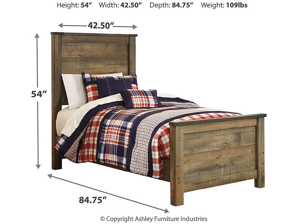 Trinell Twin Panel Bed - image 3