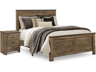 Trinell Queen Panel Bed and Nightstand