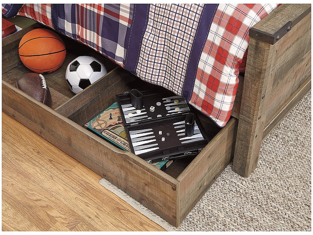 Trinell Full Panel Bed with 1 Large Storage Drawer - image 3