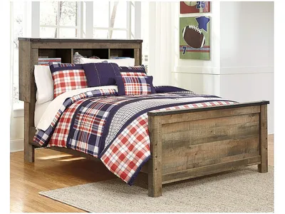 Trinell Full Bookcase Panel Bed - Alternative View