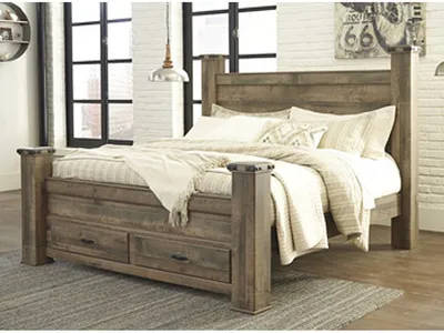 Trinell Queen/King Poster Headboard Posts