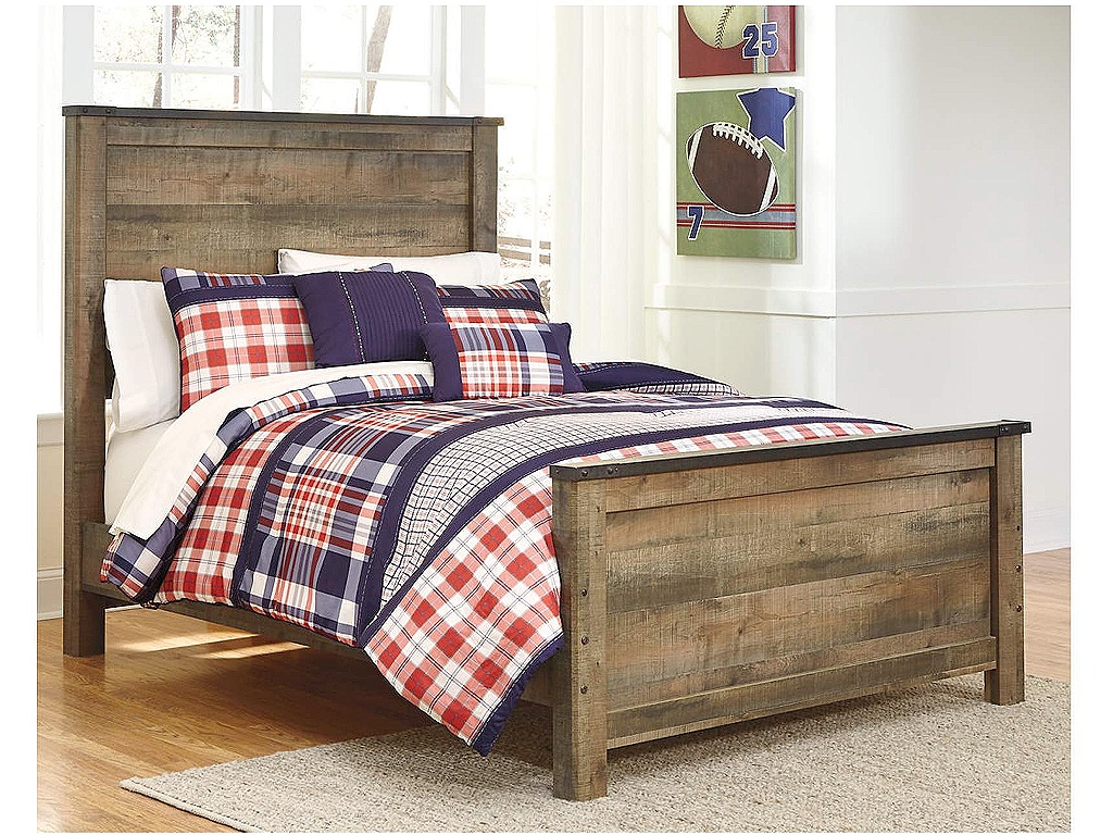 Trinell Full Panel Bed, Dresser, Mirror and Nightstand - image 13