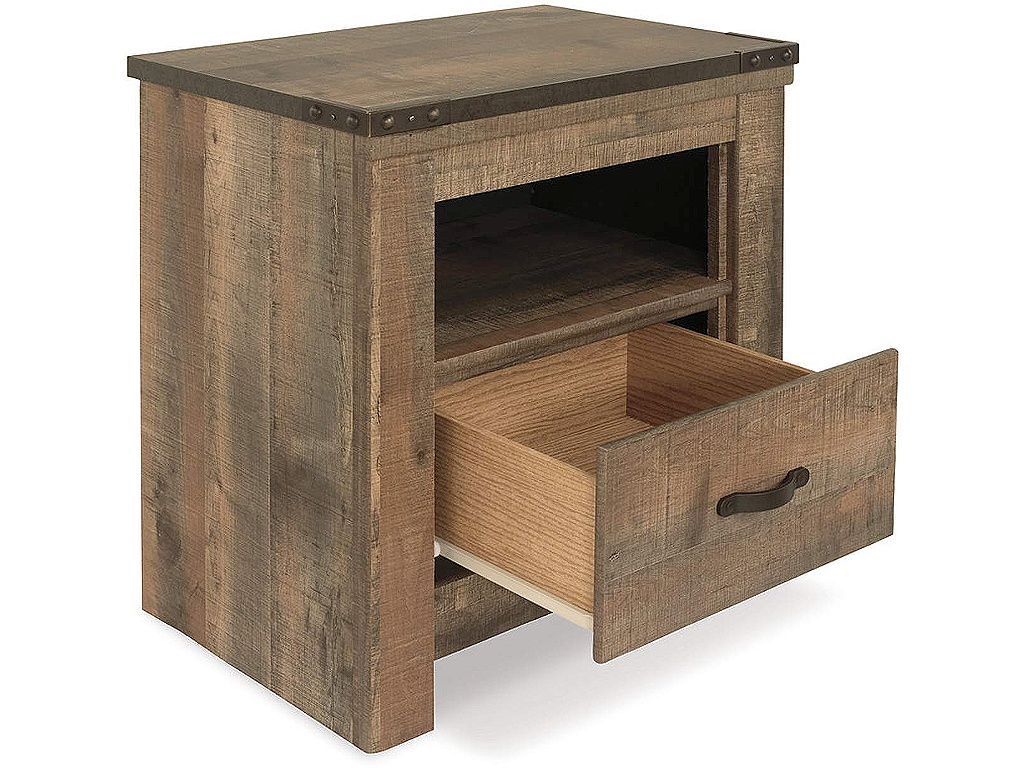 Trinell Full Panel Bed, Dresser, Mirror and Nightstand - image 4