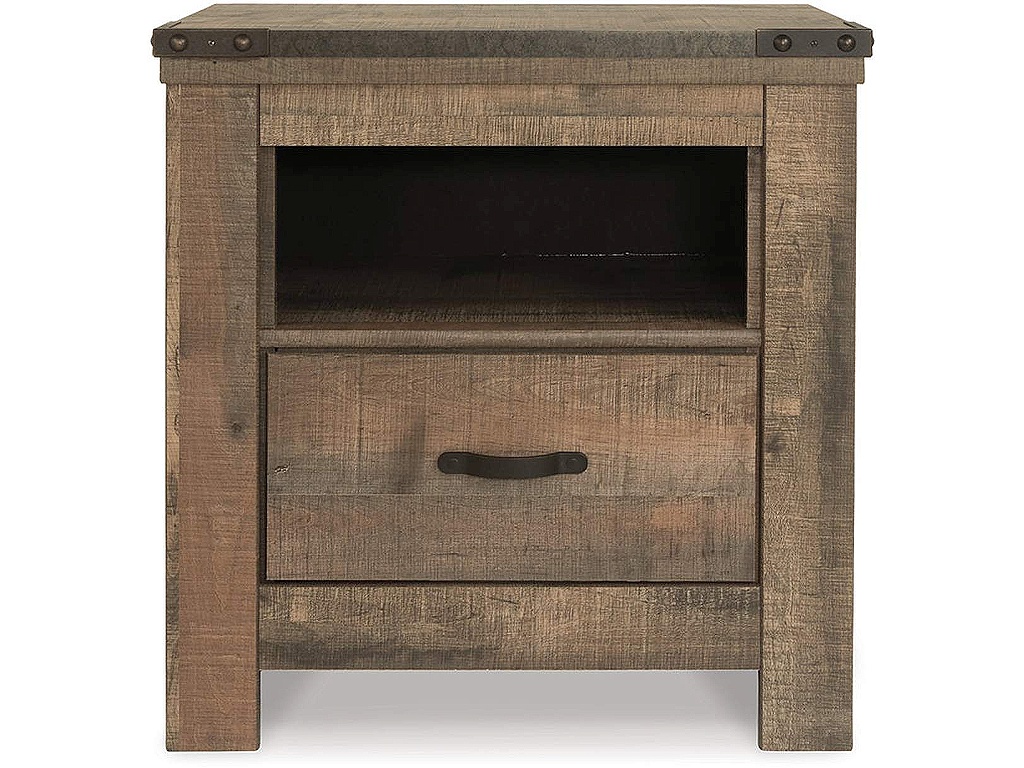 Trinell Full Panel Bed, Dresser, Mirror and Nightstand - image 5