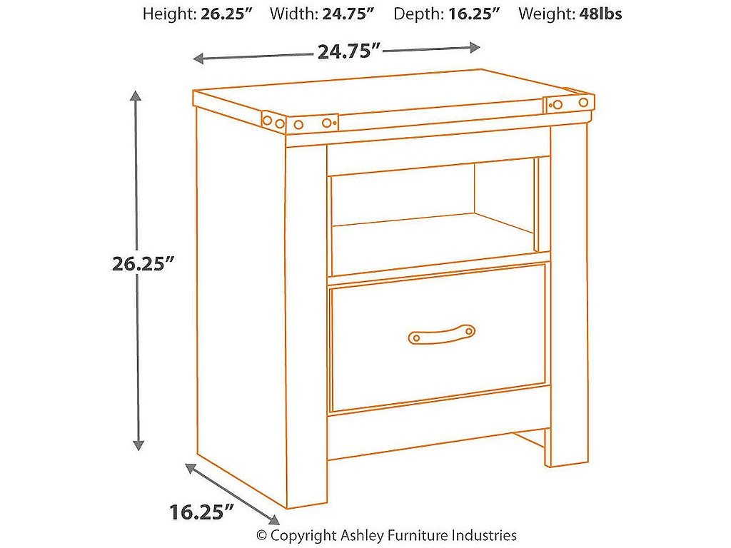 Trinell Nightstand - image 3