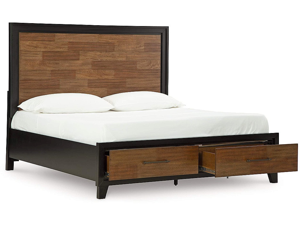 Kraeburn King Panel Storage Bed - image 2