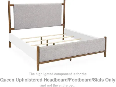 Lyncott Queen Upholstered Headboard/Footboard/Slats