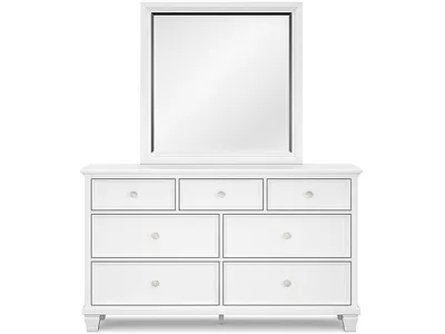 Fortman King Panel Bed, Dresser and Mirror