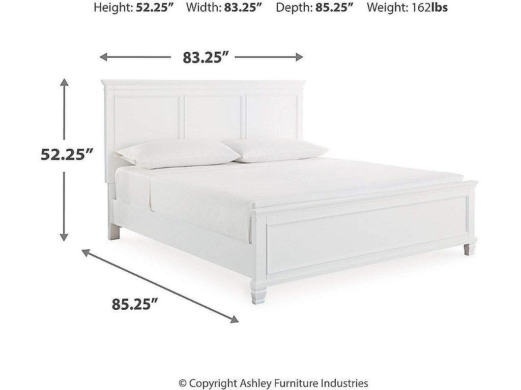 Fortman King Panel Bed, Dresser and Mirror - image 12