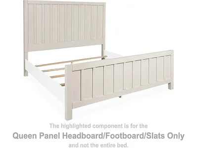 Shaybrock Queen Panel Headboard/Footboard/Slats