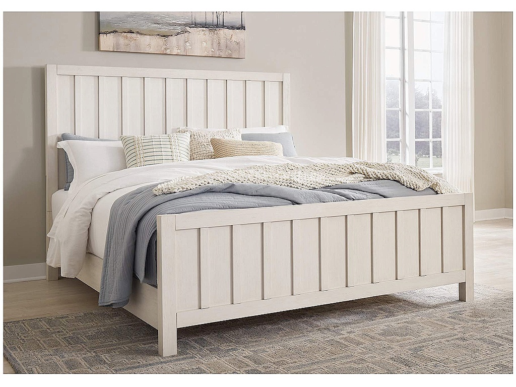 Shaybrock King Panel Bed - image 1