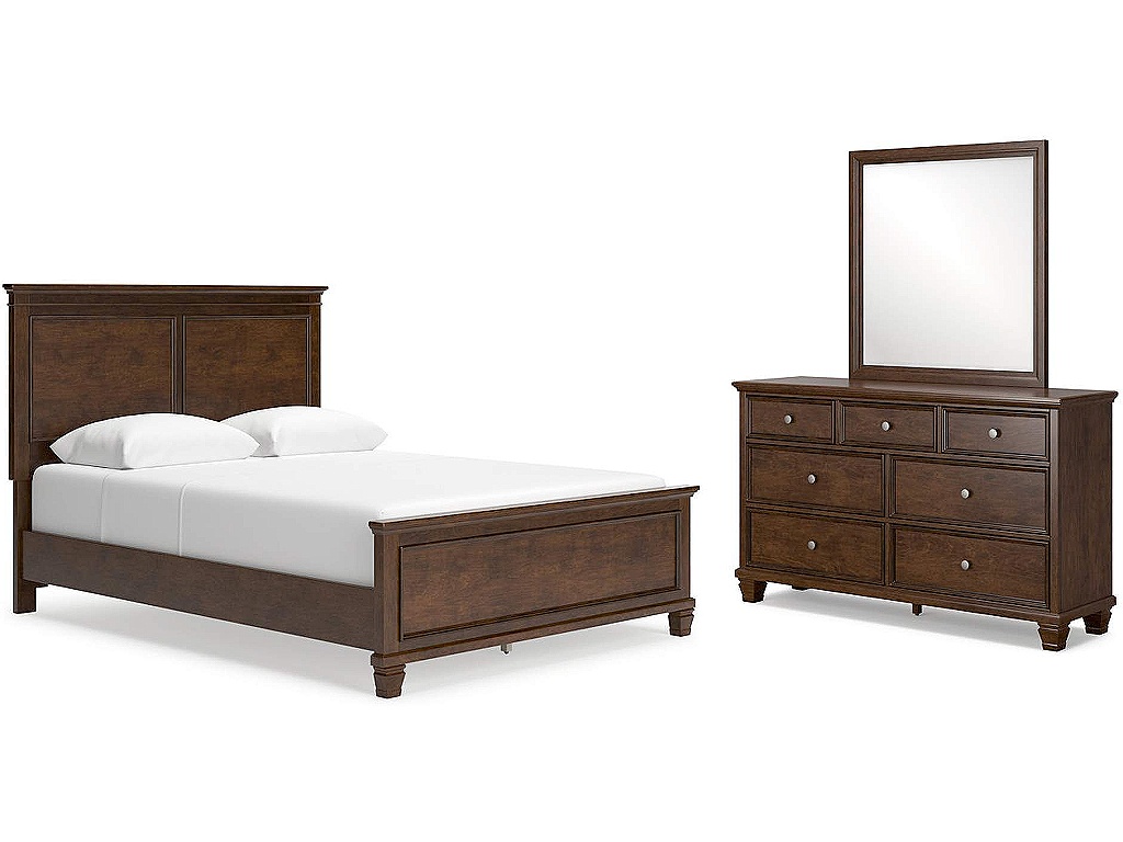 Danabrin Queen Panel Bed, Dresser and Mirror - main image