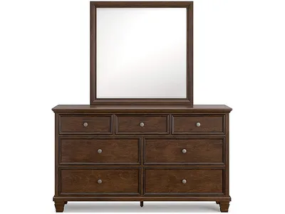 Danabrin Twin Panel Bed, Dresser and Mirror