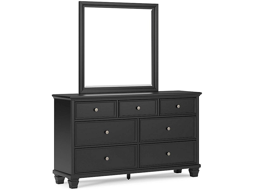 Lanolee California King Panel Bed, Dresser and Mirror - image 2