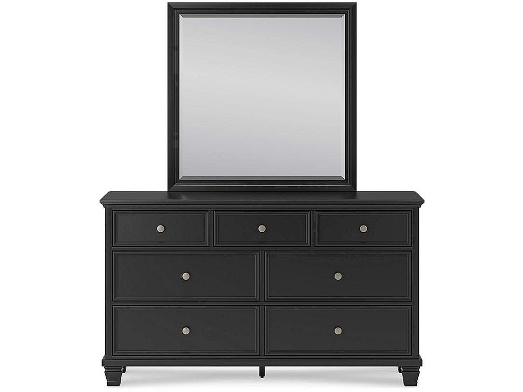 Lanolee California King Panel Bed, Dresser and Mirror - image 1