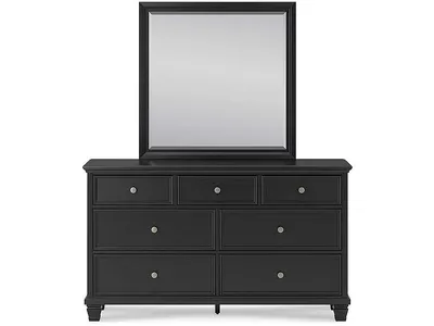 Lanolee Full Panel Bed, Dresser and Mirror