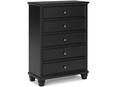 Lanolee Full Panel Bed and Chest