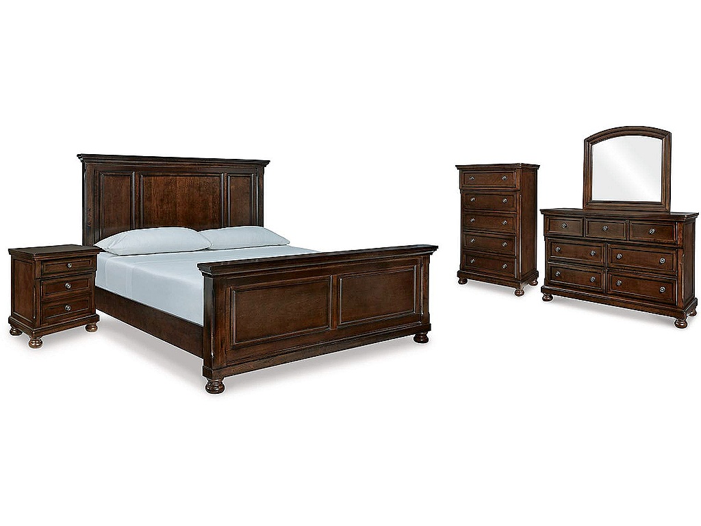 Porter King Panel Bed, Dresser, Mirror, Chest and Nightstand - main image