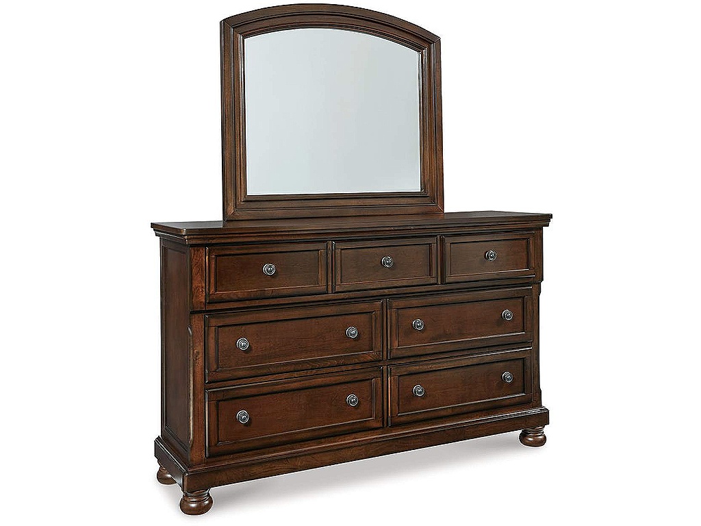 Porter King Panel Bed, Dresser, Mirror, Chest and Nightstand - image 1