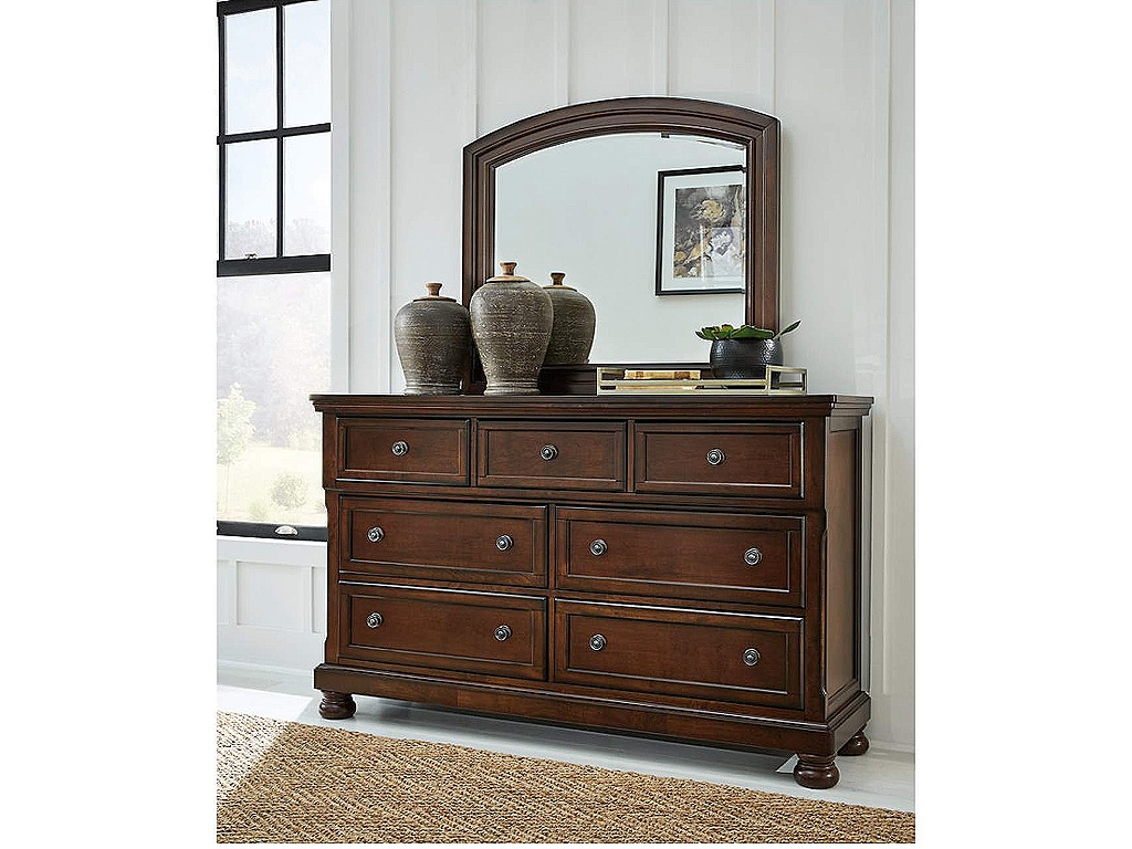 Porter King Panel Bed, Dresser, Mirror, Chest and Nightstand - image 19