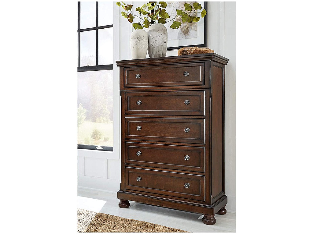 Porter King Panel Bed, Chest and 2 Nightstands - image 19