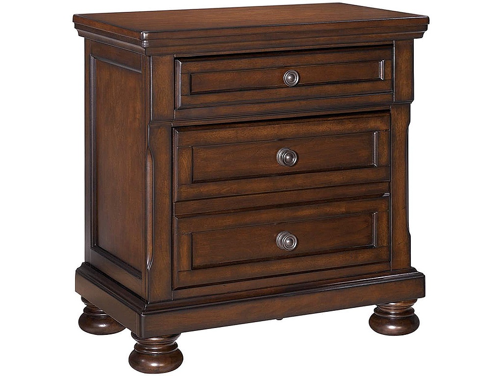Porter Queen Panel Bed, Dresser, Mirror, Chest and 2 Nightstands - image 2