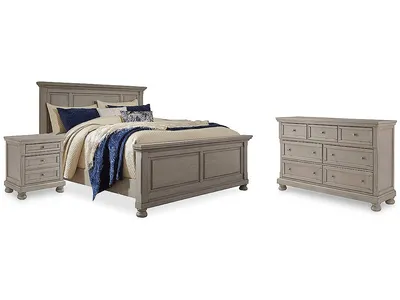 Lettner Queen Panel Bed, Dresser, and Nightstand