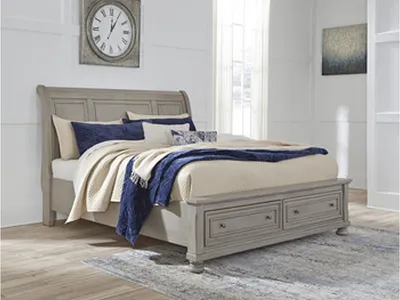 Lettner King/California King Storage Footboard