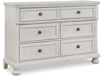 Robbinsdale Twin over Full Bunk Bed, Dresser and Chest