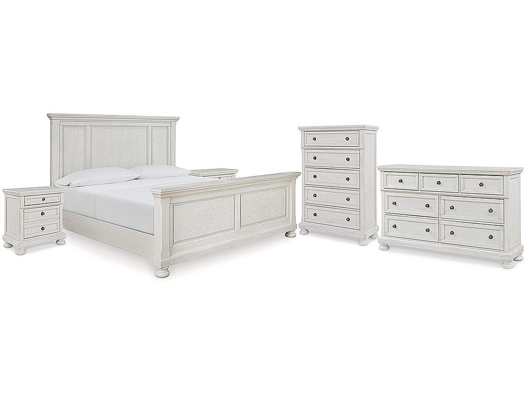 Robbinsdale Queen Panel Bed, Dresser, Chest and 2 Nightstands - main image