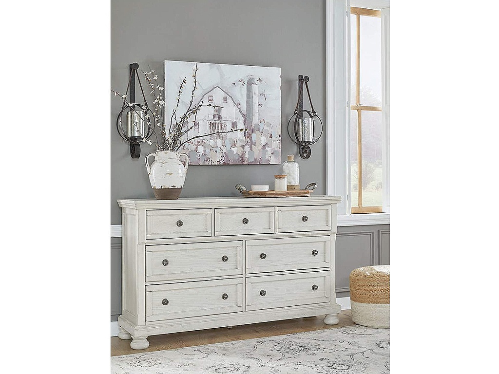 Robbinsdale Queen Panel Bed, Dresser, Chest and 2 Nightstands - image 14