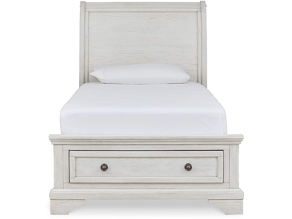 Robbinsdale Twin Sleigh Storage Bed and Dresser - image 7
