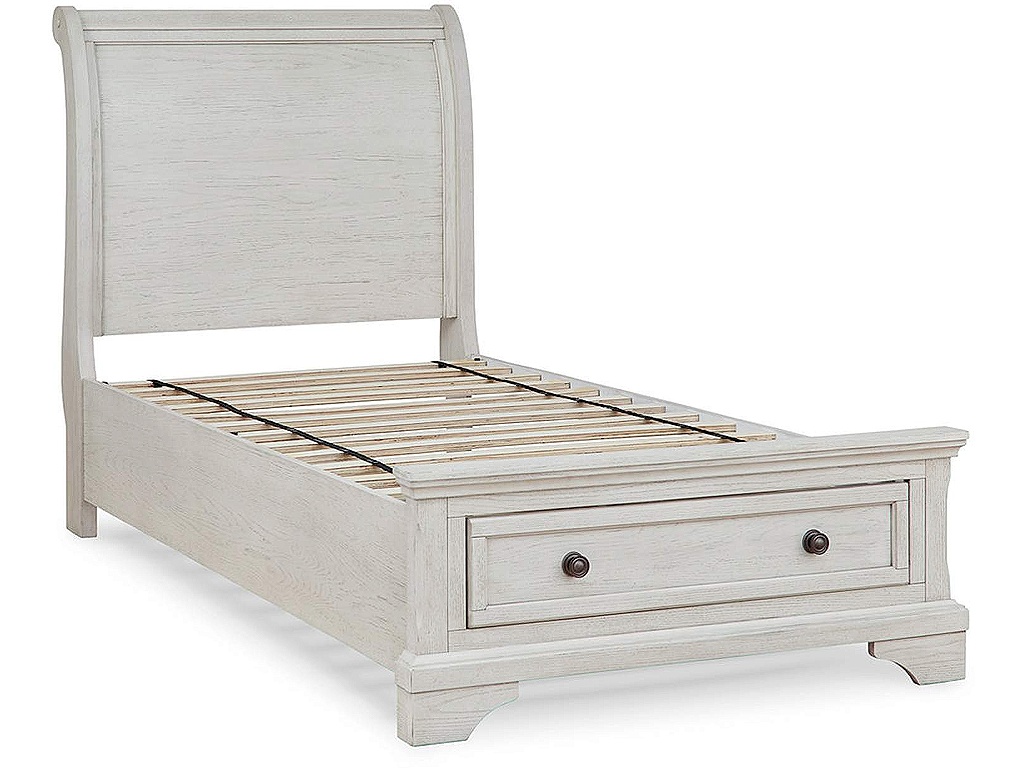 Robbinsdale Twin Sleigh Storage Bed and Dresser - image 5