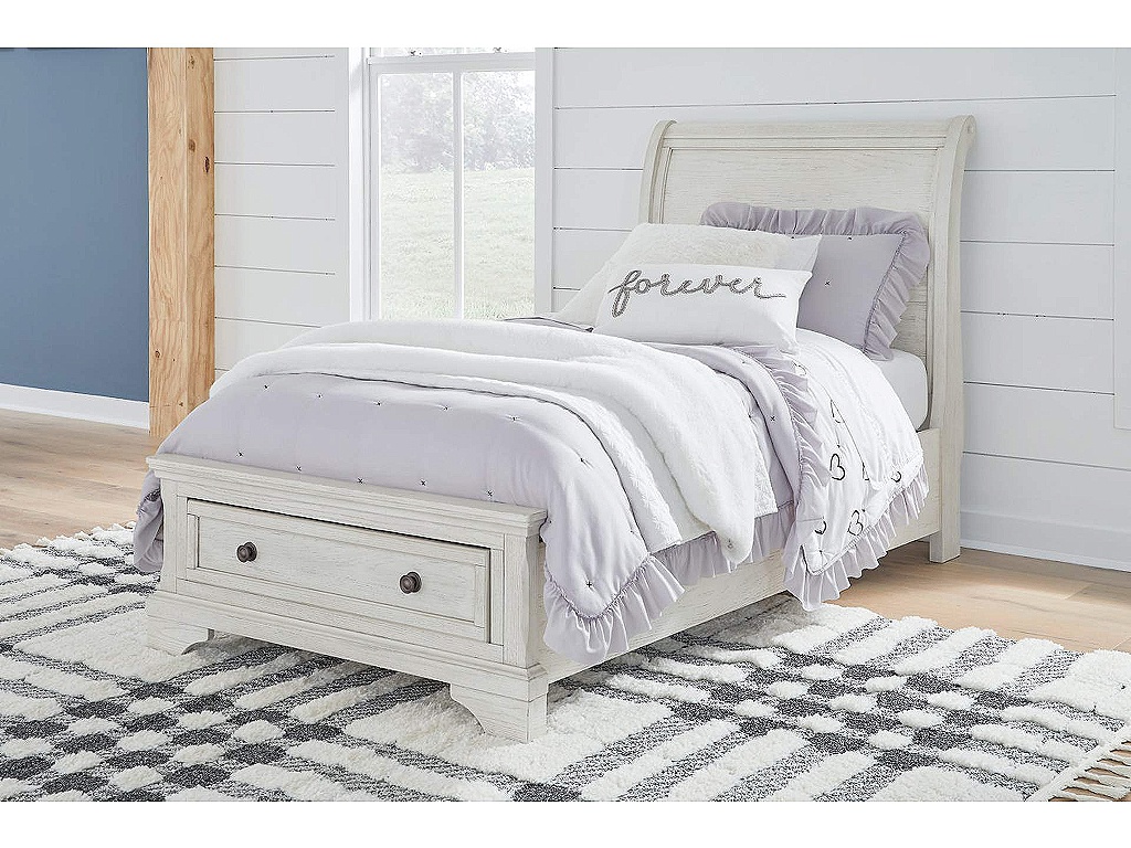 Robbinsdale Twin Sleigh Storage Bed and Dresser - image 11
