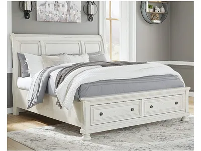 Robbinsdale Queen Sleigh Bed with Storage