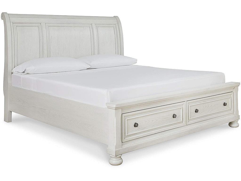 Robbinsdale Queen Sleigh Bed with Storage - main image