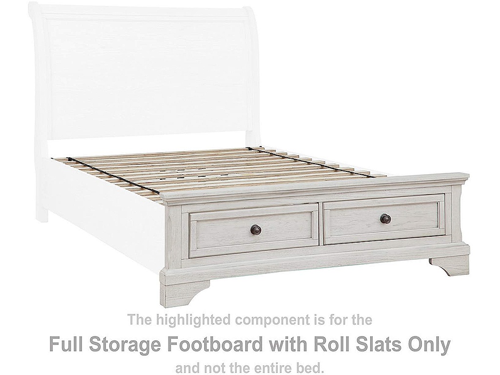 Robbinsdale Full Storage Footboard with Roll Slats - image 1