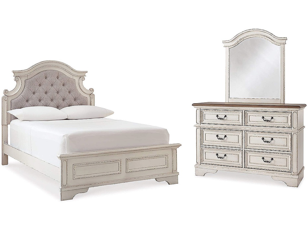 Realyn Full Panel Bed, Dresser and Mirror - main image