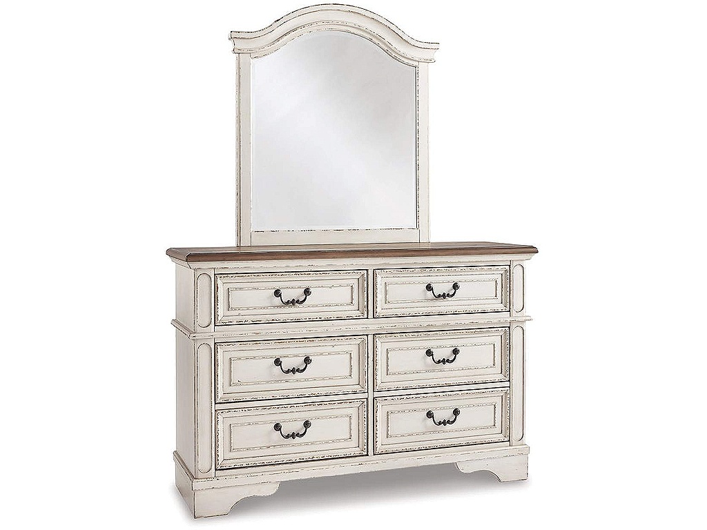 Realyn Full Panel Bed, Dresser, Mirror and Nightstand - image 1