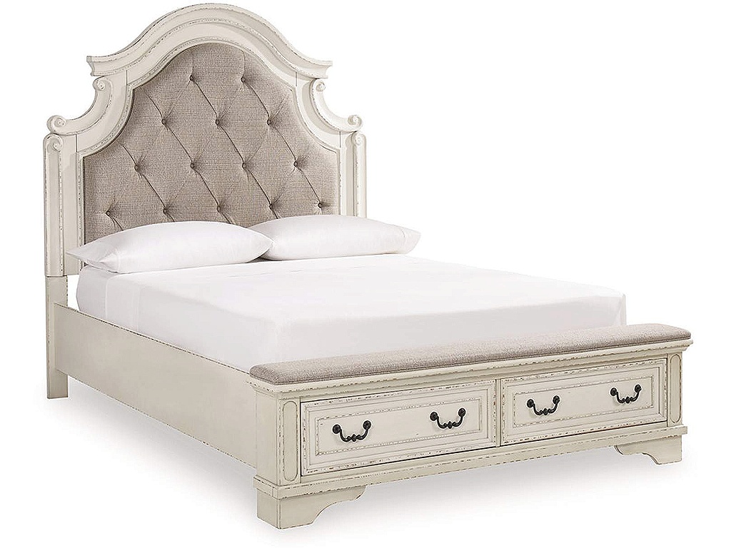 Realyn Queen Storage Bed, Dresser and Mirror - image 2