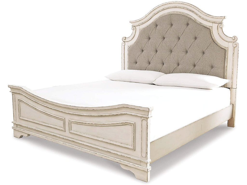 Realyn King Bed with Mirrored Dresser and Nightstand - image 2