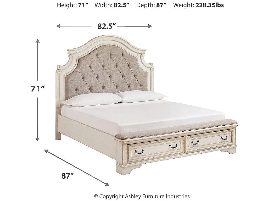 Realyn King Panel Bed, Dresser, Mirror and 2 Nightstands - image 9