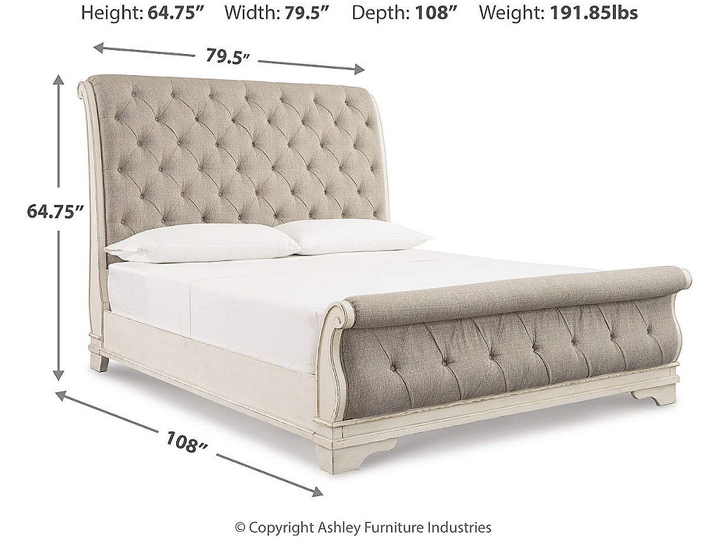 Realyn California King Sleigh Bed - image 3