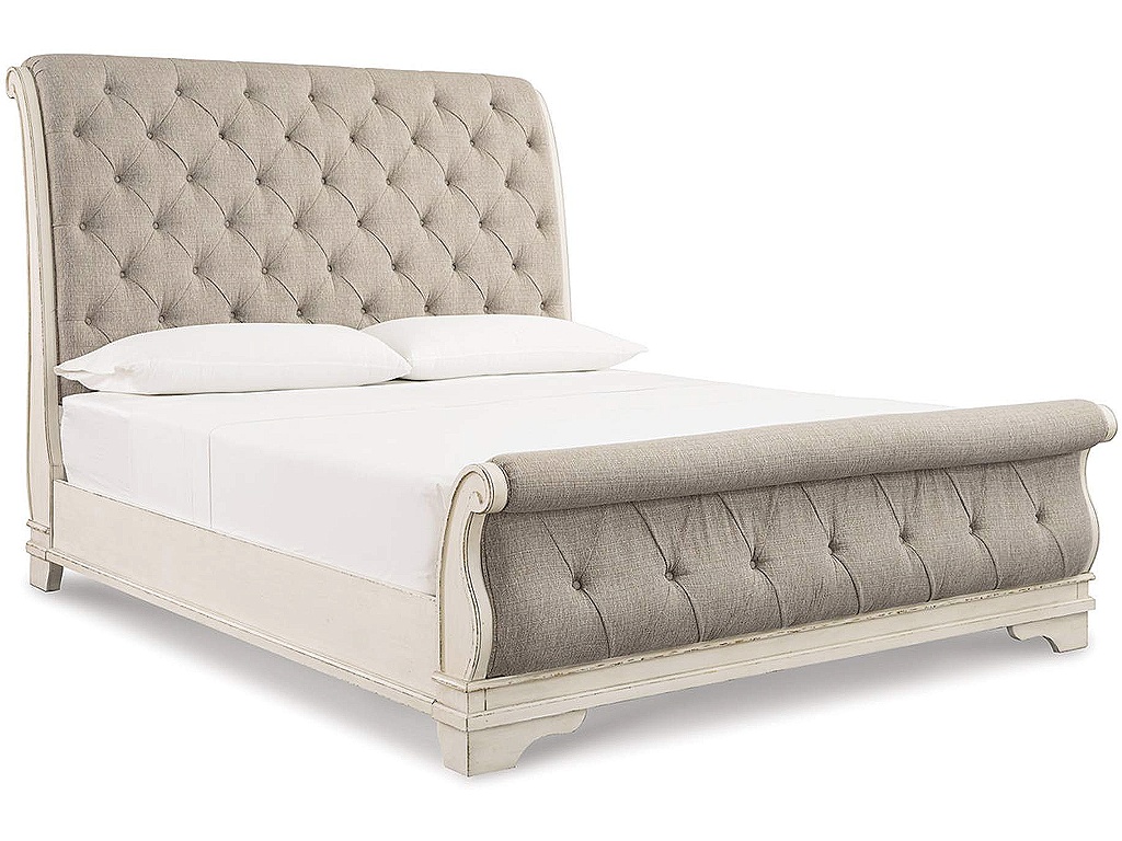Realyn California King Sleigh Bed - main image